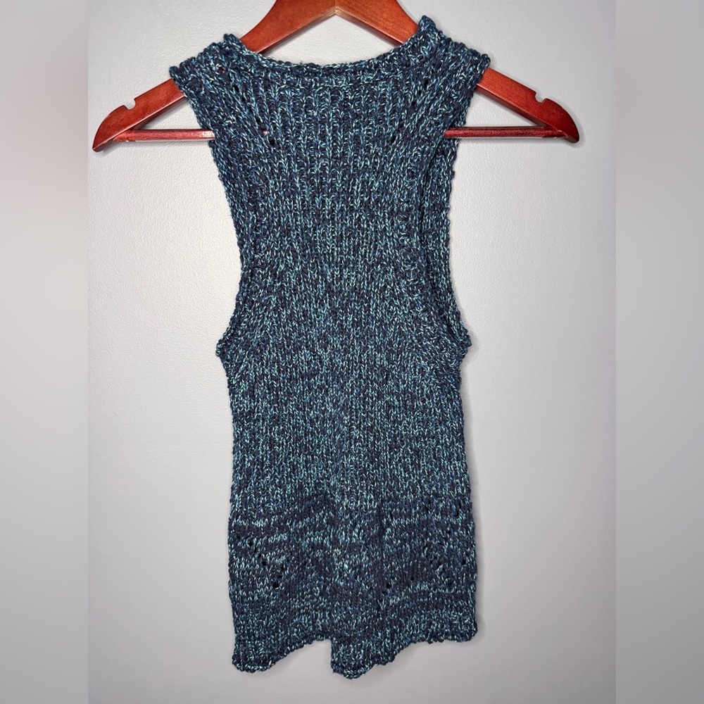 NWT Anthropologie Pilcro Stitched Sweater Knit Top Boho Coastal | Size Medium - Picture 5 of 6